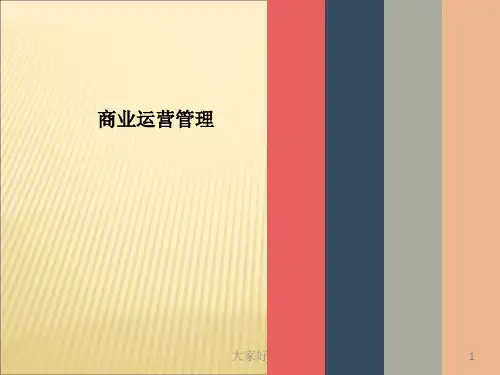 商业综合体运营管理-PPT