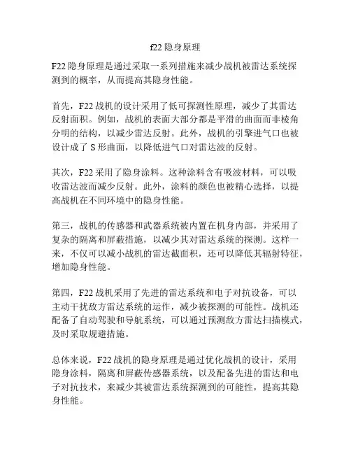 f22隐身原理