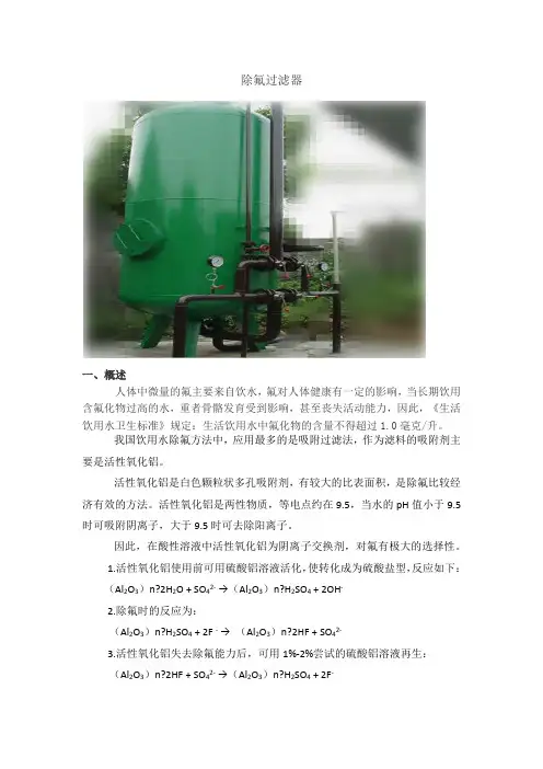 除氟过滤器