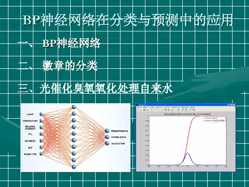 BP神经网络在分类与预测中的应用