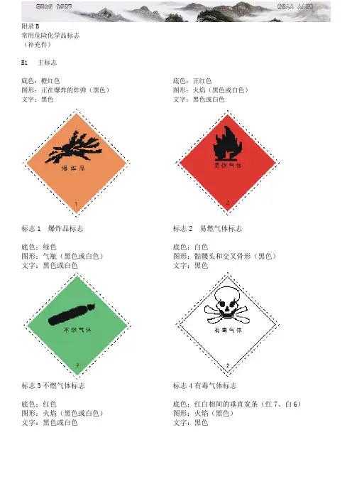 危险化学品标志