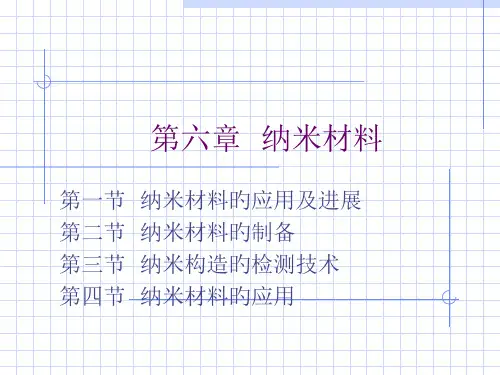 第六章-纳米材料