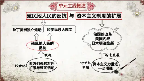 第1课 殖民地人民的反抗斗争 课件(18张PPT)