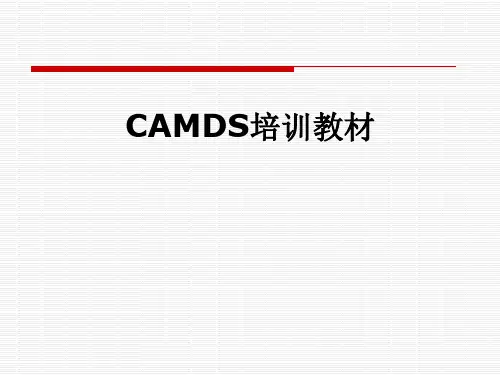 CAMDS培训教材