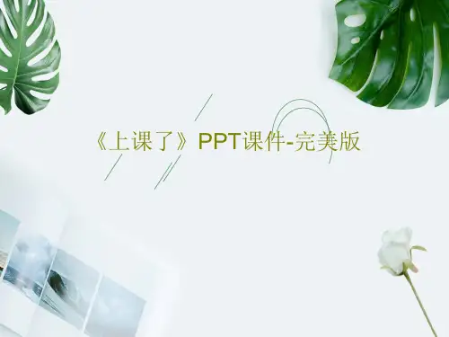 《上课了》PPT课件-完美版PPT文档38页