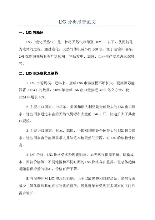LNG分析报告范文