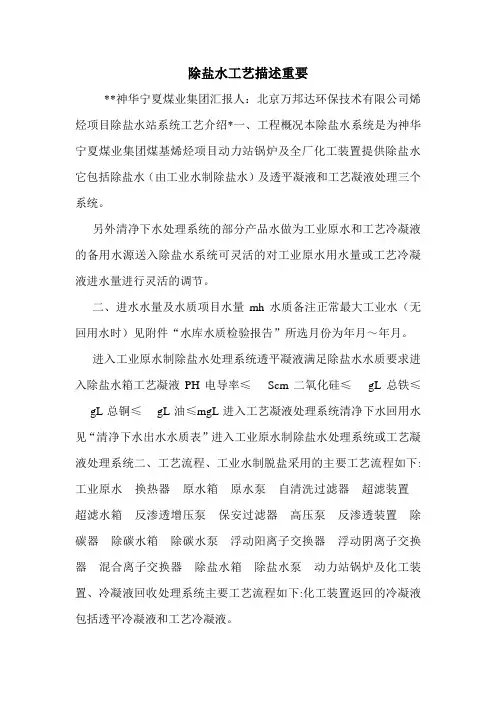 除盐水工艺描述重要_0