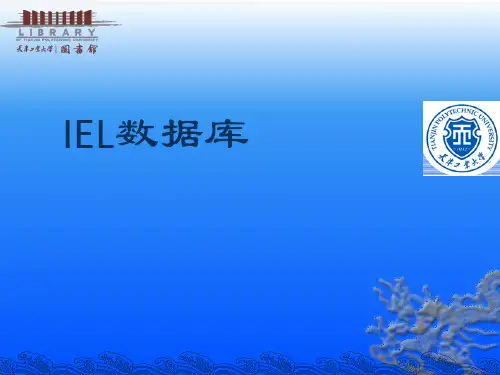 IEL数据库