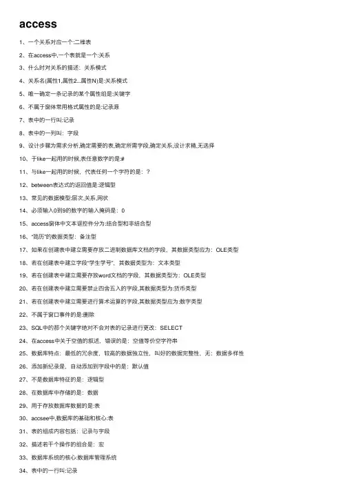 access