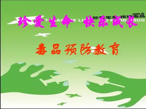 小学生毒品预防教育课件ppt