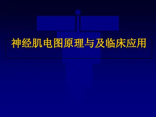 神经肌电图原理与及临床应用