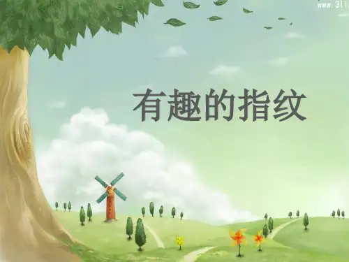 《有趣的指纹》幼儿园中班科学PPT课件