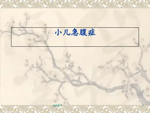 小儿急腹症  ppt课件