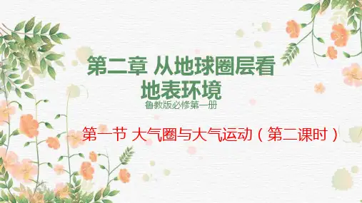 大气圈与大气运动课件鲁教版(2019)高中地理必修第一册