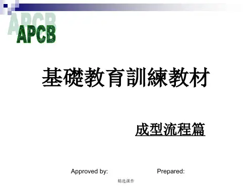 《成型流程讲解》PPT课件