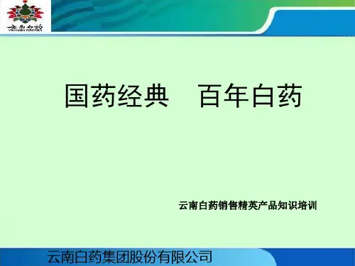 云南白药ppt课件