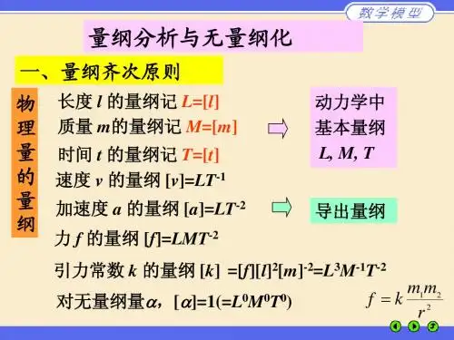 量纲分析