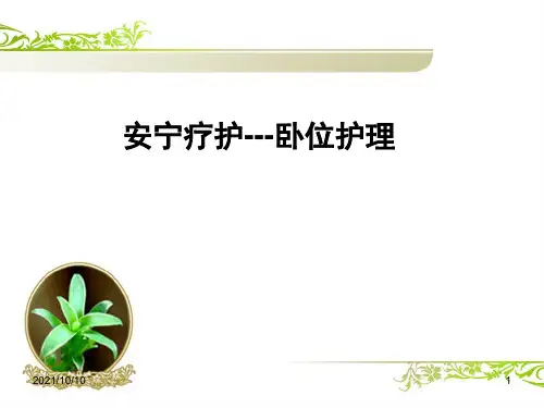 安宁疗护_卧位_护理