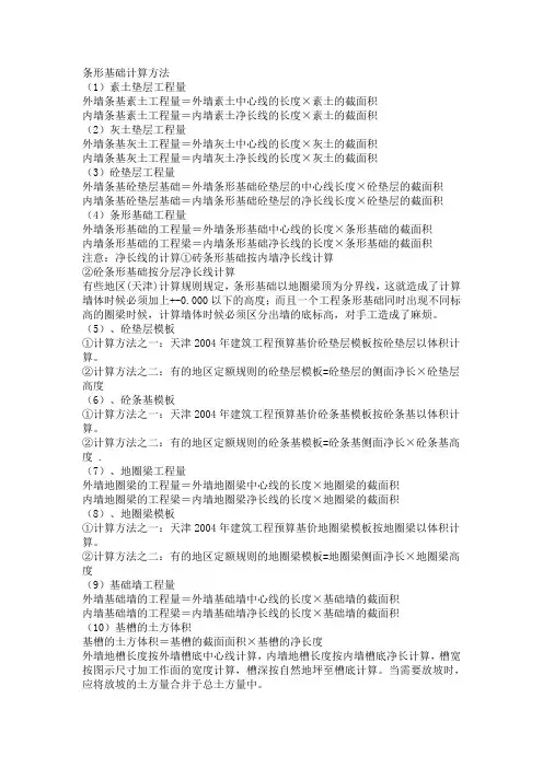 条形基础