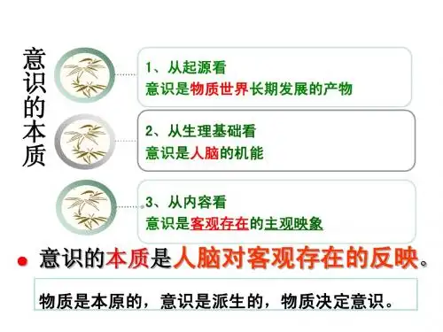 意识的作用