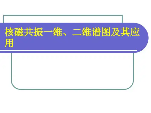 核磁共振一维、二维谱图11汇总.