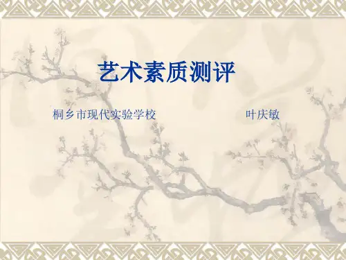 艺术素质测评