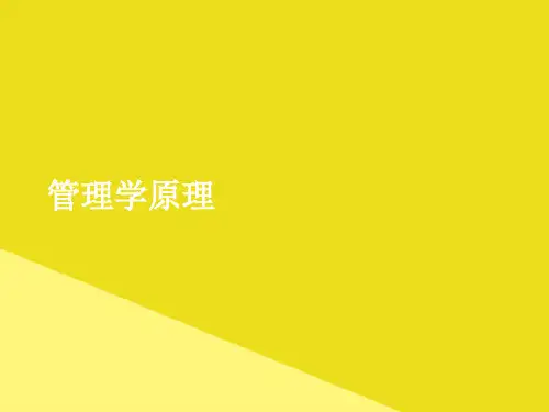 管理学原理PPT资料(正式版)