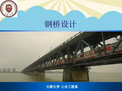 【优】钢桥设计最全PPT资料