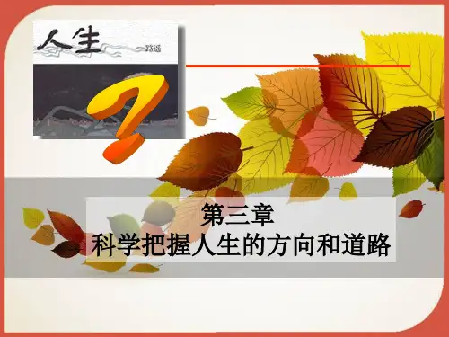 第三章 科学把握人生的方向和道路2