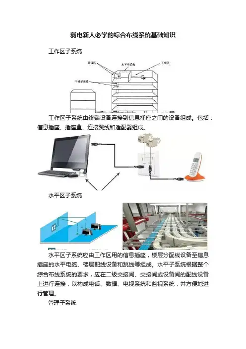 弱电新人必学的综合布线系统基础知识