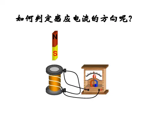 感应电流及感应电动势方向判定