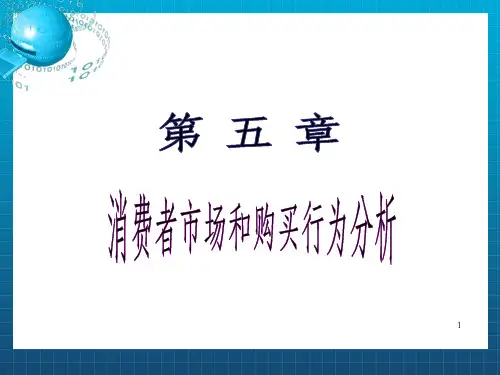 消费者市场和购买行为分析_OK
