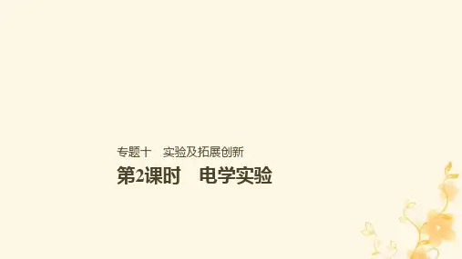 高三物理二轮专题复习第2课时 电学实验