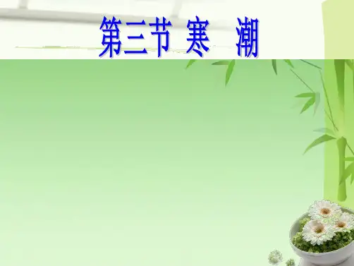 寒潮(共22张PPT)