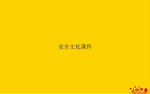 安全文化ppt正式完整版