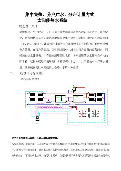 太阳能住宅集中集热分户贮水系统方案