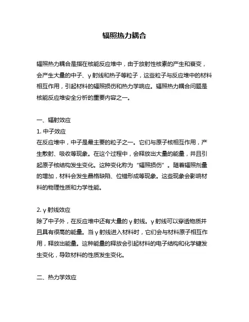 辐照热力耦合