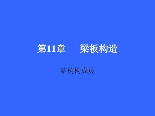 砼第11章板梁结构