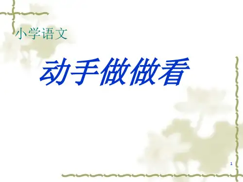 《动手做做看》PPT课件