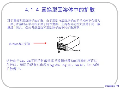 上海交通大学 材料科学基础第四章 固体中原子及分子运动(第二讲)