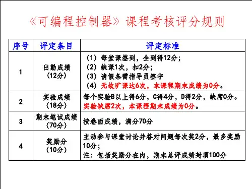 plc大学教材PPT课件