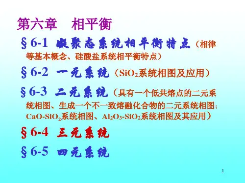 无机材料科学基础第六章相平衡(11)