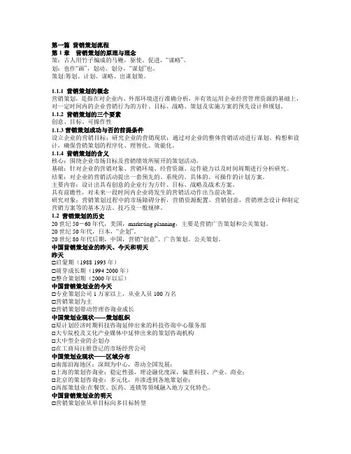 营销策划讲义2015