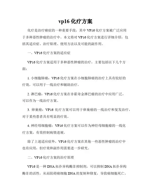 vp16化疗方案