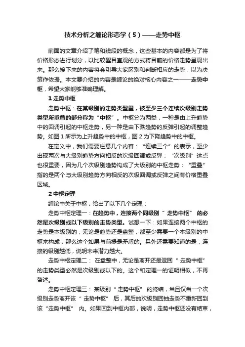 技术分析之缠论形态学（5）——走势中枢