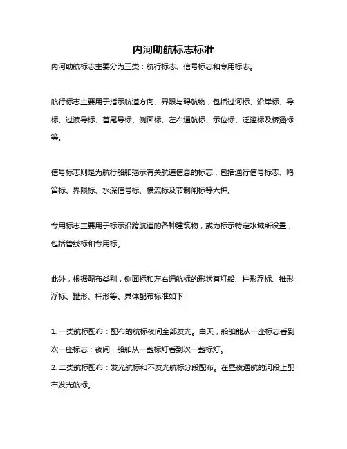内河助航标志标准