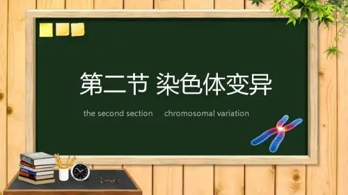 一轮复习染色体变异PPT