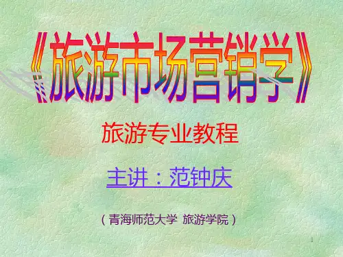 旅游市场营销环境PPT课件