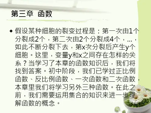 高教版中职数学基础模块上册3.1函数的概念及表示法ppt课件2.ppt