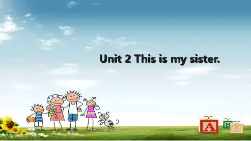 新人教版pep初中七年级英语unit2This_is_my_sister(Period3)._教学课件ppt课件
